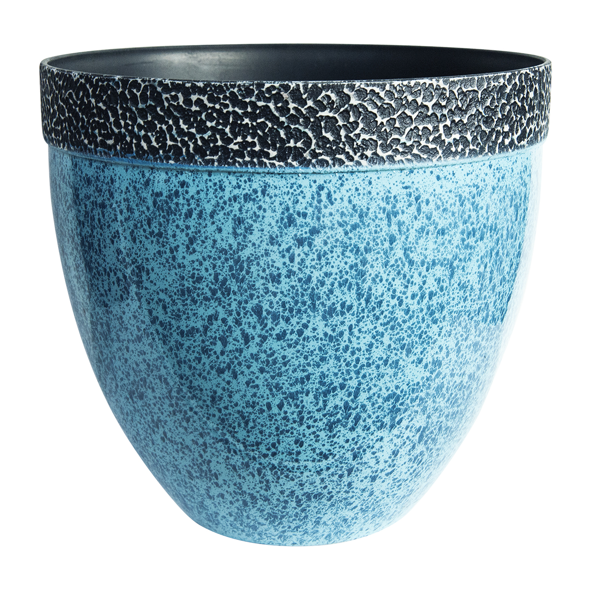 Indoor Large Glazed Effect Resin Flower Pot from China manufacturer