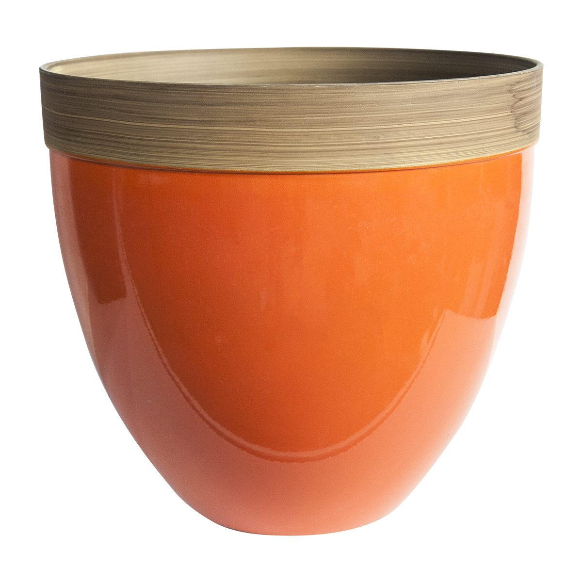 Indoor Large Glazed Effect Resin Pots for Plants from China